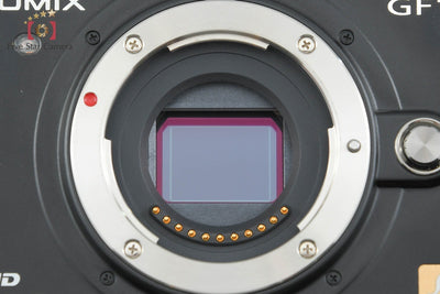 【中古】Panasonic パナソニック DMC-GF1 エスプリブラック + LUMIX G VARIO 14-45mm f/3.5-5.6 ASPH. MEGA O.I.S. H-FS014045 シャッター回数僅少