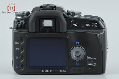 【中古】SONY ソニー α100 DSLR-A100 ブラック デジタル一眼レフカメラ