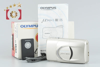 【中古】OLYMPUS オリンパス μ[mju:]-III ミューIII 135 コンパクトフィルムカメラ 元箱付き