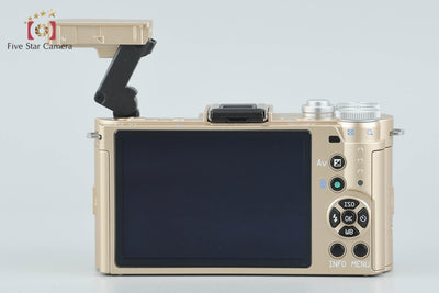 【中古】PENTAX ペンタックス Q-S1 ゴールド x クリーム ズームレンズキット シャッター回数僅少
