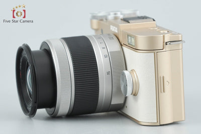【中古】PENTAX ペンタックス Q-S1 ゴールド x クリーム ズームレンズキット シャッター回数僅少