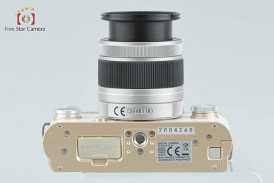 【中古】PENTAX ペンタックス Q-S1 ゴールド x クリーム ズームレンズキット シャッター回数僅少