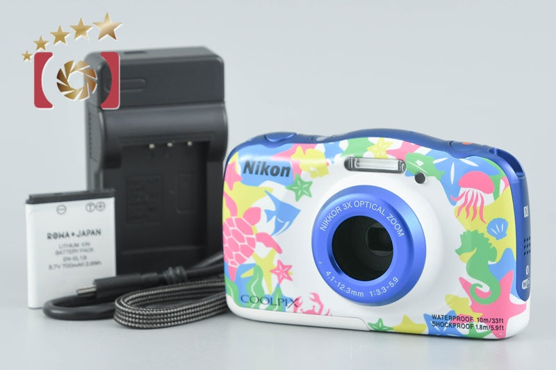 【中古】Nikon ニコン COOLPIX W100 マリン コンパクトデジタルカメラ