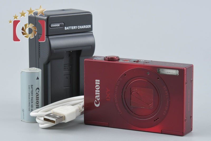 【中古】Canon キヤノン IXY 3 レッド コンパクトデジタルカメラ