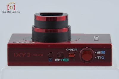 【中古】Canon キヤノン IXY 3 レッド コンパクトデジタルカメラ