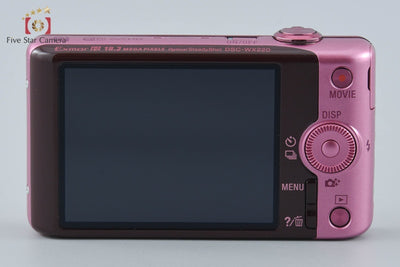 【中古】SONY ソニー Cyber-shot DSC-WX220 ピンク デジタルスチルカメラ 多言語対応
