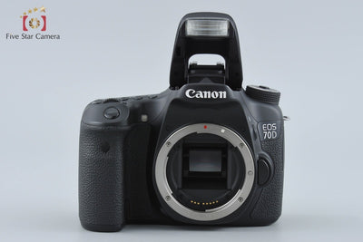 【中古】Canon キヤノン EOS 70D デジタル一眼レフカメラ シャッター回数僅少