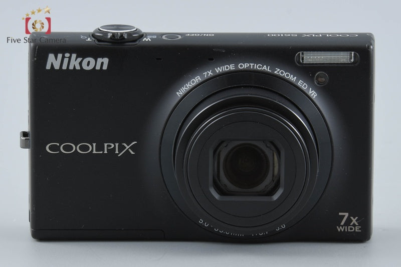 中古】Nikon ニコン COOLPIX S6100 ノーブルブラック コンパクト