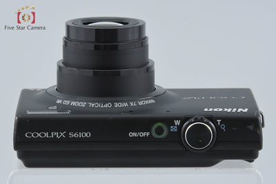 【中古】Nikon ニコン COOLPIX S6100 ノーブルブラック コンパクトデジタルカメラ