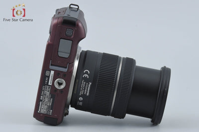 【中古】Panasonic パナソニック LUMIX DMC-GF3 センシュアルブラウン + G VARIO 14-42mm f/3.5-5.6 ASPH. MEGA O.I.S. H-FS014042 シャッター回数僅少