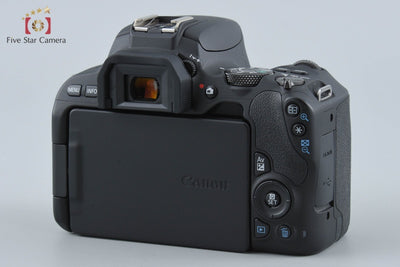 【中古】Canon キヤノン EOS Kiss X9 EF-S 18-55 IS STM レンズキット ブラック シャッター回数僅少