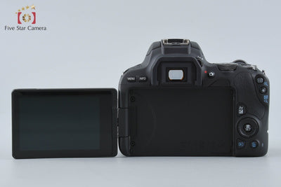 【中古】Canon キヤノン EOS Kiss X9 EF-S 18-55 IS STM レンズキット ブラック シャッター回数僅少
