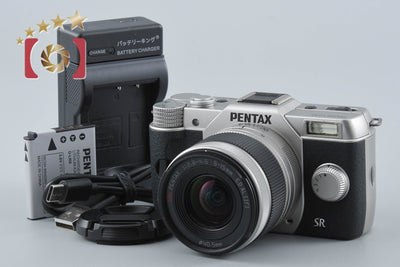 【中古】PENTAX ペンタックス Q10 ズームレンズキット シルバー シャッター回数僅少