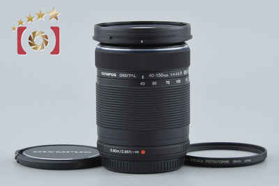 【中古】OLYMPUS オリンパス M.ZUIKO DIGITAL ED 40-150mm f/4-5.6 R ブラック