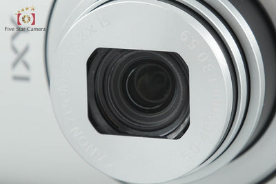 【中古】Canon キヤノン IXY 600F シルバー コンパクトデジタルカメラ