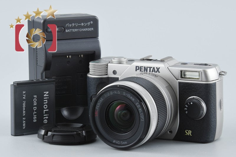 ■美品■ PENTAX Q7 シルバー レンズキット #..502 中古】PENTAX ペンタックス Q7 ズームレンズキット シルバー