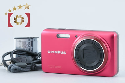 【中古】OLYMPUS オリンパス STYLUS VH-520 レッド コンパクトデジタルカメラ