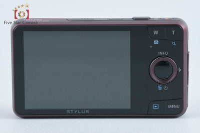 【中古】OLYMPUS オリンパス STYLUS VH-520 レッド コンパクトデジタルカメラ
