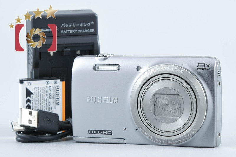 【中古】FUJIFILM 富士フイルム FINEPIX JZ700 シルバー コンパクトデジタルカメラ