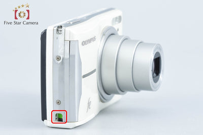 【中古】OLYMPUS オリンパス FE-46 ホワイト コンパクトデジタルカメラ