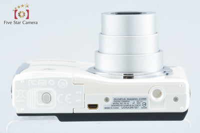 【中古】OLYMPUS オリンパス FE-46 ホワイト コンパクトデジタルカメラ