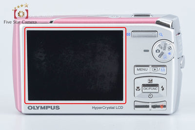【中古】OLYMPUS オリンパス μ1020 ローズピンク コンパクトデジタルカメラ 元箱付き