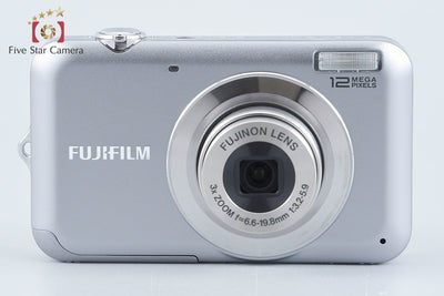 【中古】FUJIFILM 富士フイルム FINEPIX JV100 シルバー コンパクトデジタルカメラ 元箱付き