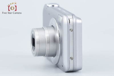 【中古】FUJIFILM 富士フイルム FINEPIX JV100 シルバー コンパクトデジタルカメラ 元箱付き