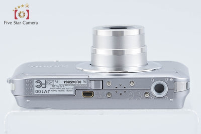【中古】FUJIFILM 富士フイルム FINEPIX JV100 シルバー コンパクトデジタルカメラ 元箱付き