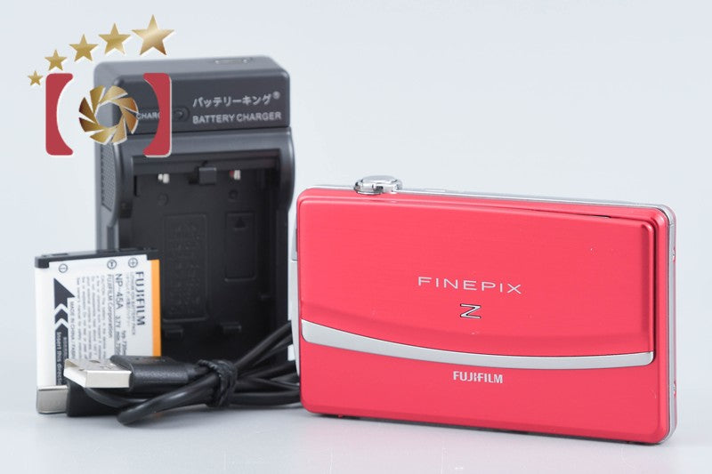 【中古】FUJIFILM 富士フイルム FINEPIX Z90 レッド コンパクトデジタルカメラ