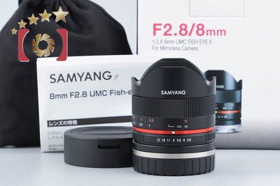 【中古】SAMYANG サムヤン UMC FISH-EYE II 8mm f/2.8 ソニーEマウント用 元箱付き