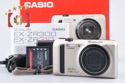 【中古】Casio カシオ EXILIM EX-ZR310 ゴールド コンパクトデジタルカメラ 元箱付き
