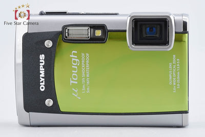 【中古】OLYMPUS オリンパス μ TOUGH-6020 グリーン コンパクトデジタルカメラ 元箱付き