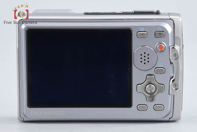 【中古】OLYMPUS オリンパス μ TOUGH-6020 ブルー コンパクトデジタルカメラ 元箱付き