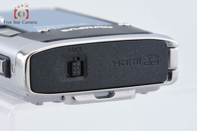 【中古】OLYMPUS オリンパス μ TOUGH-6020 ブルー コンパクトデジタルカメラ 元箱付き