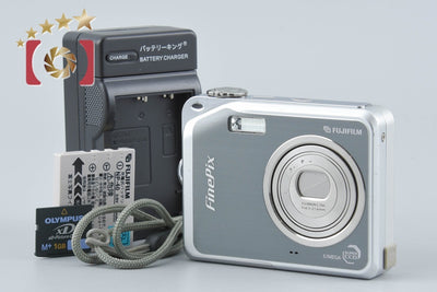 【中古】FUJIFILM 富士フイルム FinePix V10 ガンメタリック コンパクトデジタルカメラ