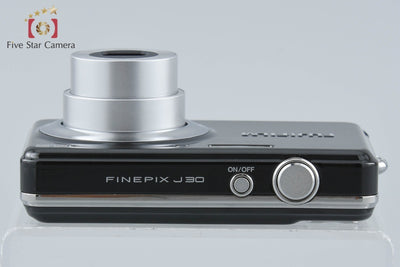 【中古】FUJIFILM 富士フイルム FINEPIX J30 ブラック コンパクトデジタルカメラ 元箱付き