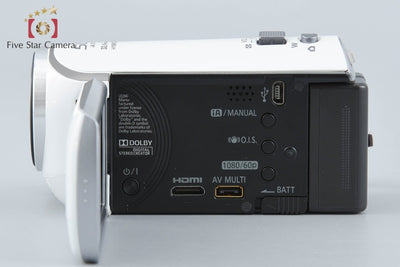 【中古】Panasonic パナソニック HC-V300M ホワイト デジタルハイビジョンビデオカメラ