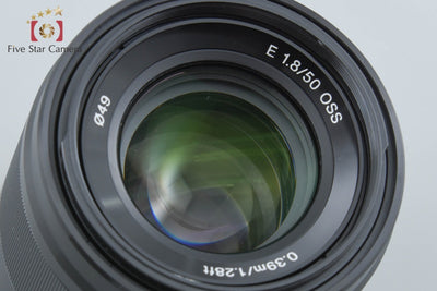 【中古】SONY ソニー E 50mm f/1.8 OSS SEL50F18 ブラック 元箱付き