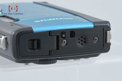 【中古】OLYMPUS オリンパス μ TOUGH-6010 ブルー コンパクトデジタルカメラ 元箱付き