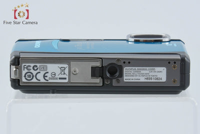 【中古】OLYMPUS オリンパス μ TOUGH-6010 ブルー コンパクトデジタルカメラ 元箱付き