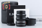 【中古】LIGHT LENS LAB ライトレンズラボ M SP II 75mm f/2 ブラック ライカMマウント 元箱付き