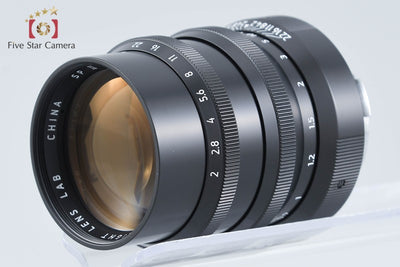 【中古】LIGHT LENS LAB ライトレンズラボ M SP II 75mm f/2 ブラック ライカMマウント 元箱付き