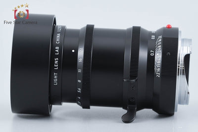 【中古】LIGHT LENS LAB ライトレンズラボ M SP II 75mm f/2 ブラック ライカMマウント 元箱付き