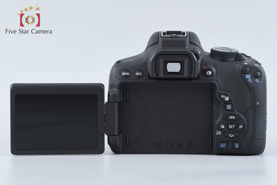 【中古】Canon キヤノン EOS Kiss X8i ダブルズームキット シャッター回数僅少 元箱付き