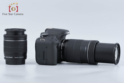 【中古】Canon キヤノン EOS Kiss X8i ダブルズームキット シャッター回数僅少 元箱付き