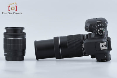 【中古】Canon キヤノン EOS Kiss X8i ダブルズームキット シャッター回数僅少 元箱付き