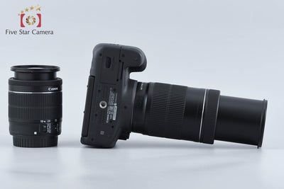 【中古】Canon キヤノン EOS Kiss X8i ダブルズームキット シャッター回数僅少 元箱付き