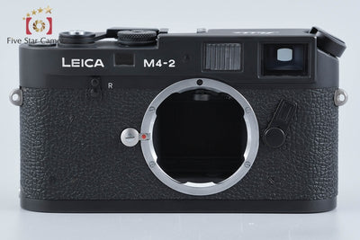 【中古】Leica ライカ M4-2 ブラック レンジファインダーフィルムカメラ 2026.9月 オーバーホール済み