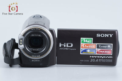 【中古】SONY ソニー HANDYCAM HDR-CX590V ボルドーブラウン デジタルビデオカメラ